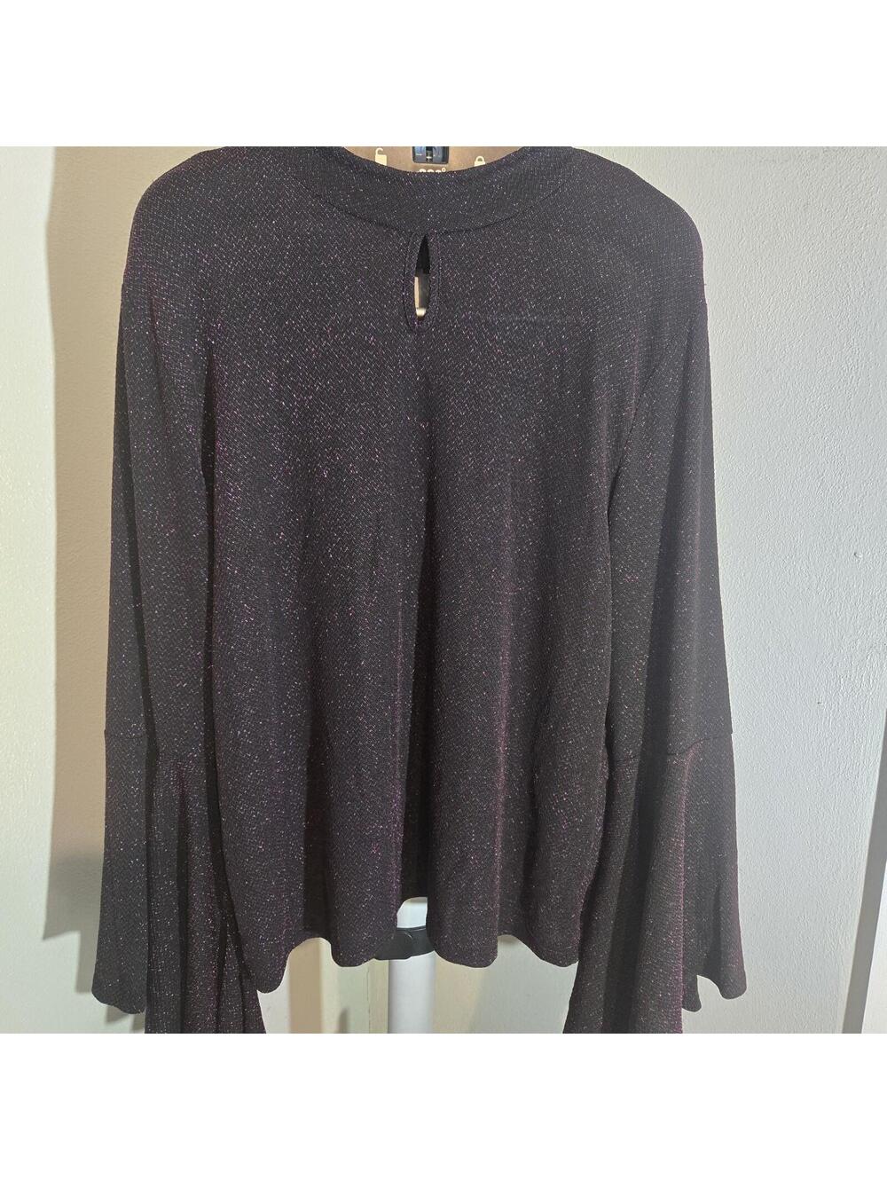 Metallic Shimmer Fairy Goth Purple Belle Sleeve